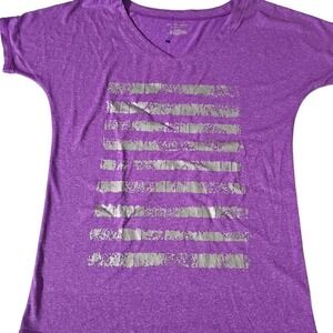 Tek Gear Purple Heather Athletic Top